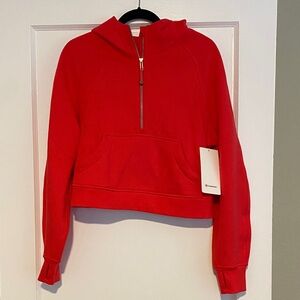 NWT Lululemon Scuba Over-sized half zip. Size XS/S.
